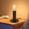 NETTLIFE Table Lamp - Black E27, Maximum Power 40 W, with Plug and Switch, Retro Industrial Style, 1 Socket