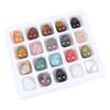 20Pcs Stone Collection Nature Rock and Crystal Collection Science Kit for Kids Over 5