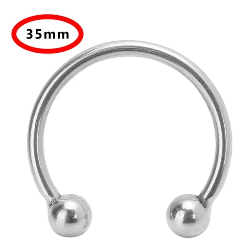 Stainless Steel Penis Ring Set – Foreskin Correction & Ejaculation Delay Cock Rings for Men (18+ Adult Bondage Toys)