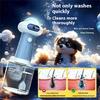 Pet Foam Soap Dispenser Pet Bath Foamer Efficient Lathering System For Dog Cats Grooming Rechargeable Soap Dispenser