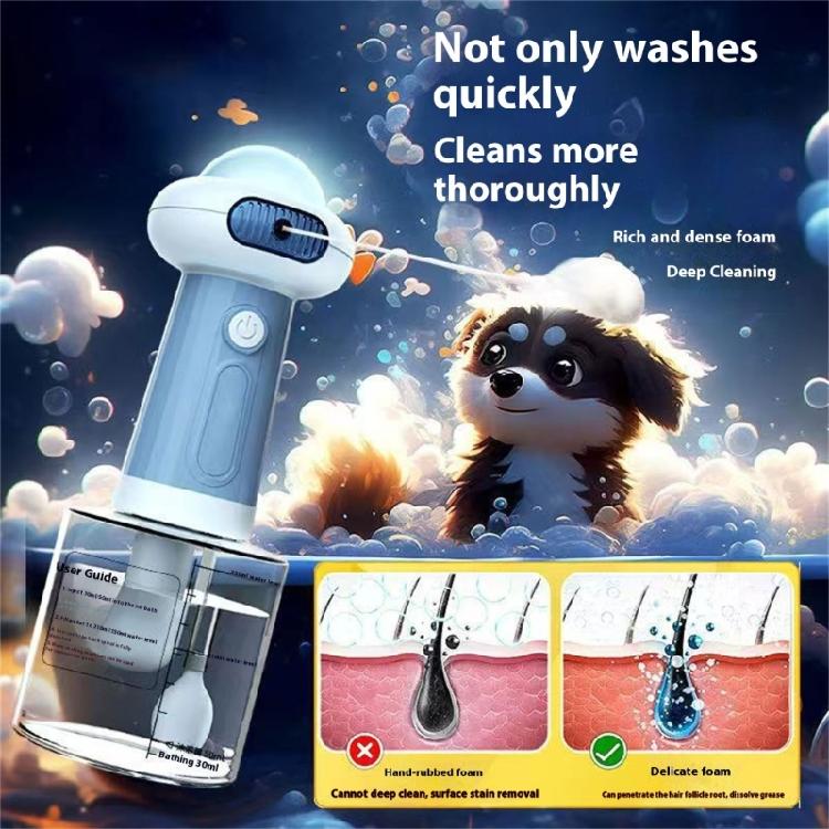 Pet Foam Soap Dispenser Pet Bath Foamer Efficient Lathering System For Dog Cats Grooming Rechargeable Soap Dispenser