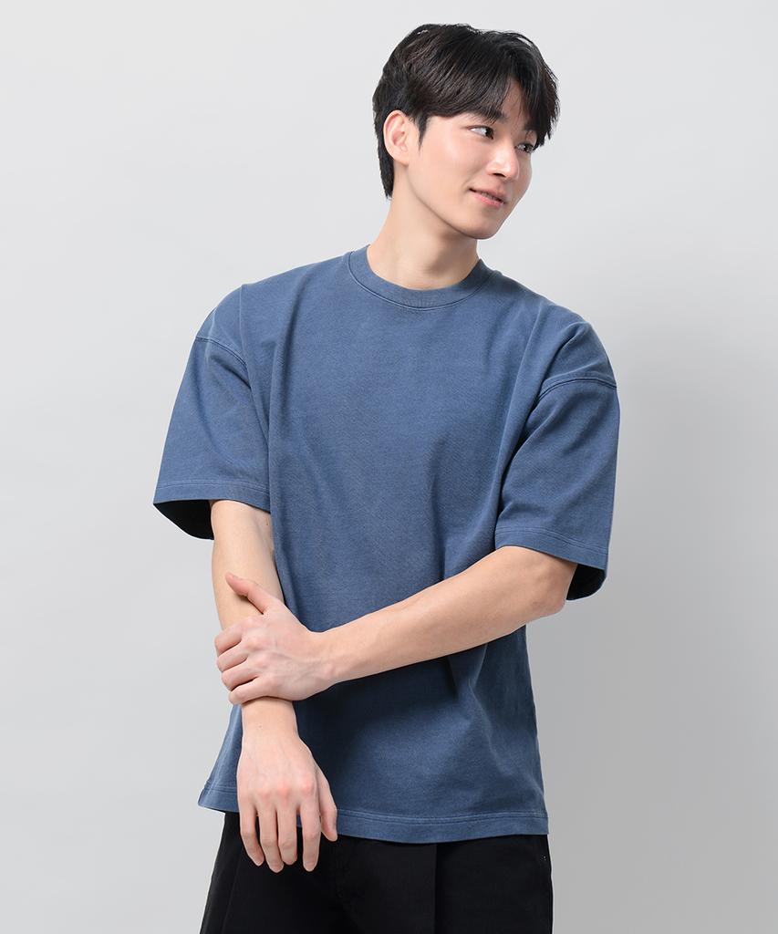 XOX Pigment Washed Back Slit Short Sleeve T-Shirt (5 Colors)