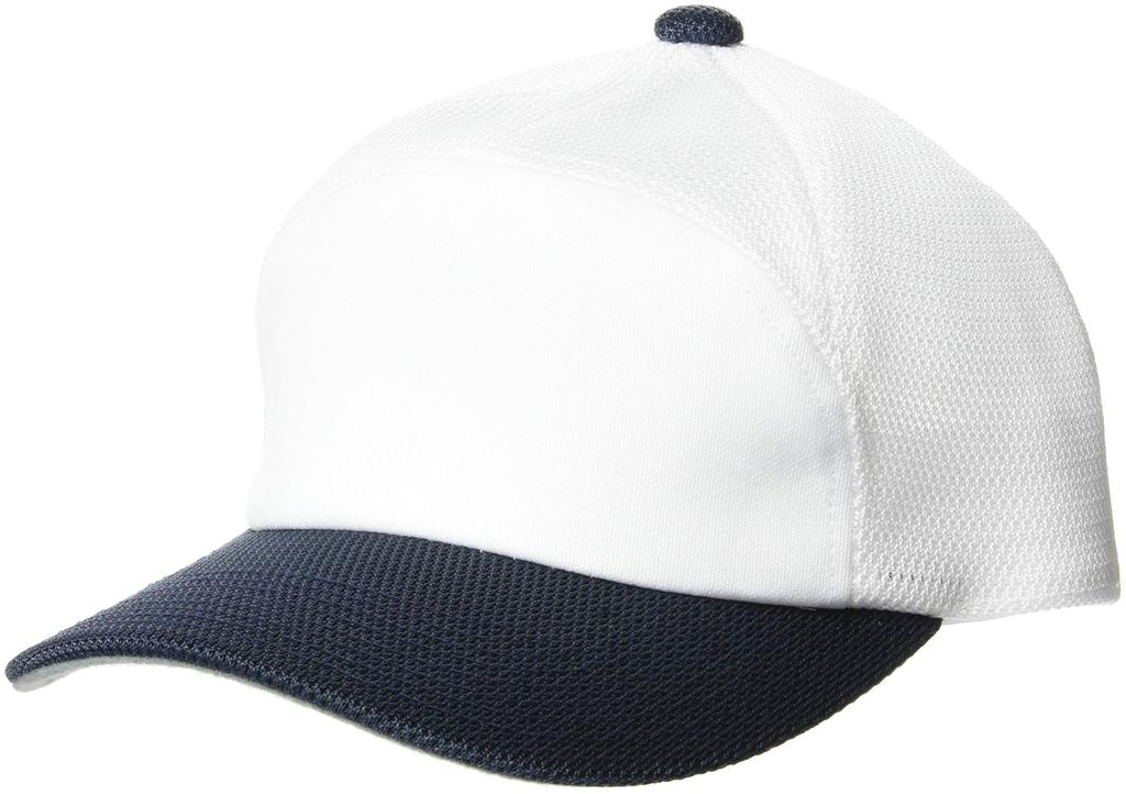 SSK Baseball Team Cap System BC067 White x Navy Japan Size M to Japanese Size (Marking Compatible) [Men's] Men's (1070) (equivalent M)