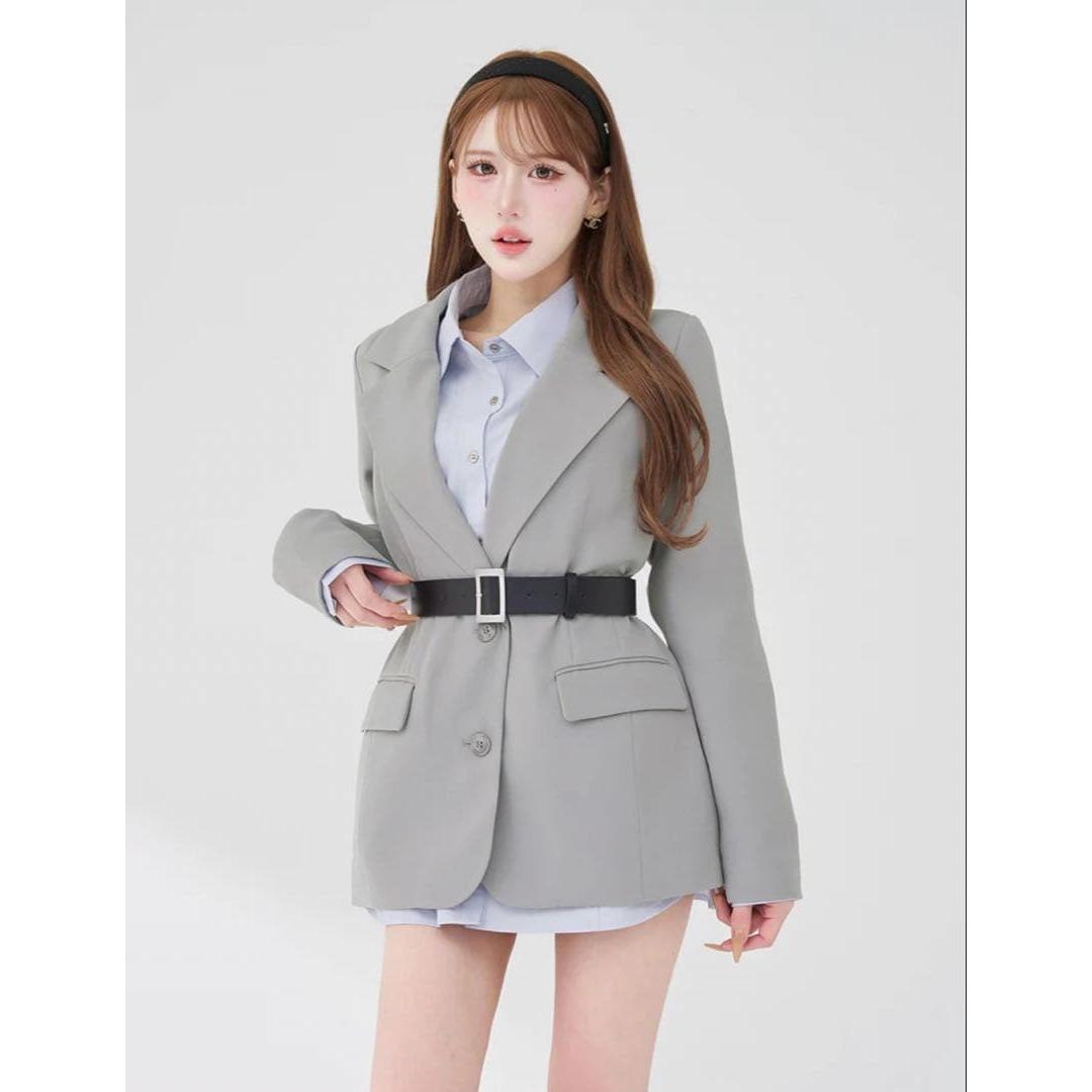 Waist mark tailored jacketGray S