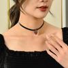 Elegant Short Red Heart Choker Necklace For Women Perfect For Casual And Formal Occasions