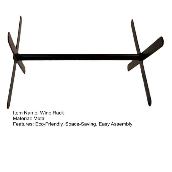 Yousheng Metal Wine Rack, Disassembled Single Bottle Holder for Tabletop, DIY Assembly Display Stand, Housewarming