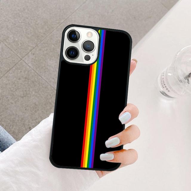 RAINBOW FLAG GAY LESBIAN PRIDE LGBT Phone Case Cover For iPhone 17 Air 15 16 14 13 12 Pro Max 11 Pro Max Plus