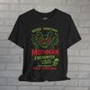 Mothman T-Shirt Retro Cryptid Tee Mothman Encounter Shirt West Virginia Paranormal Gift For Cryptid Fan Unisex Ladies Long Sleeve Hoodie
