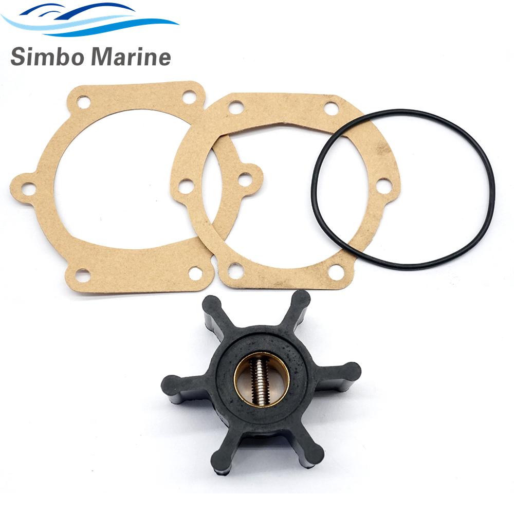 Fits for Volvo Penta 8758C3 3593659 3596497 21213660 Water Pump Flexible Impeller D1-13 20 30 & D2-40 55 75 MD 3B 17C 17D 20B