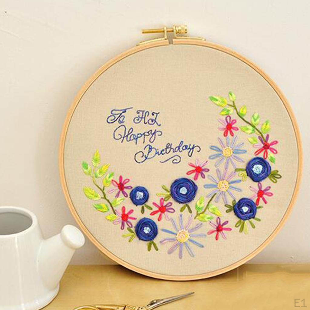 Beechwood Wooden Embroidery Hoop With Screw For Tapestry -stitch