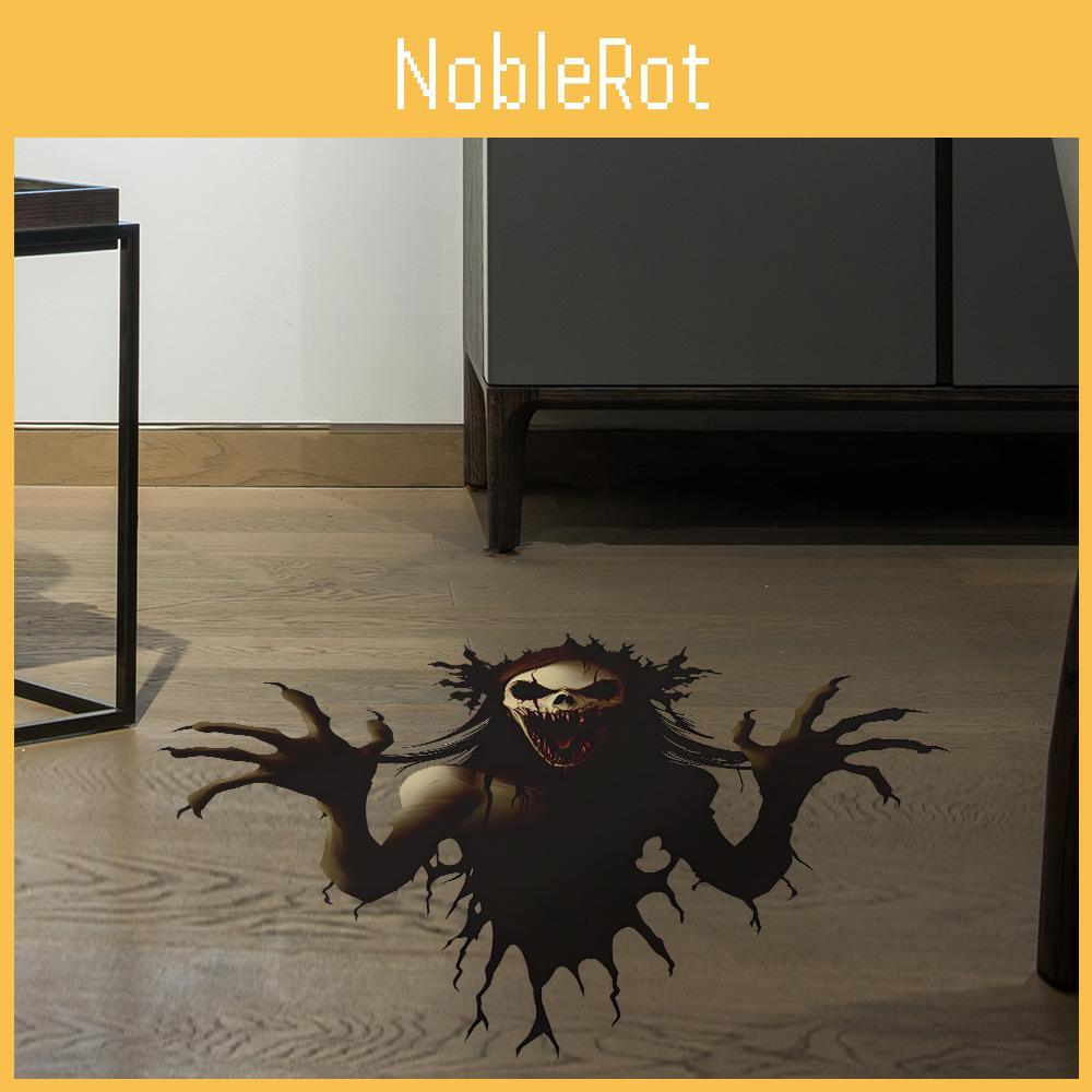 Halloween Wall Thrilling Breaking Zombie Ghost Living Room Home Decor Stickers