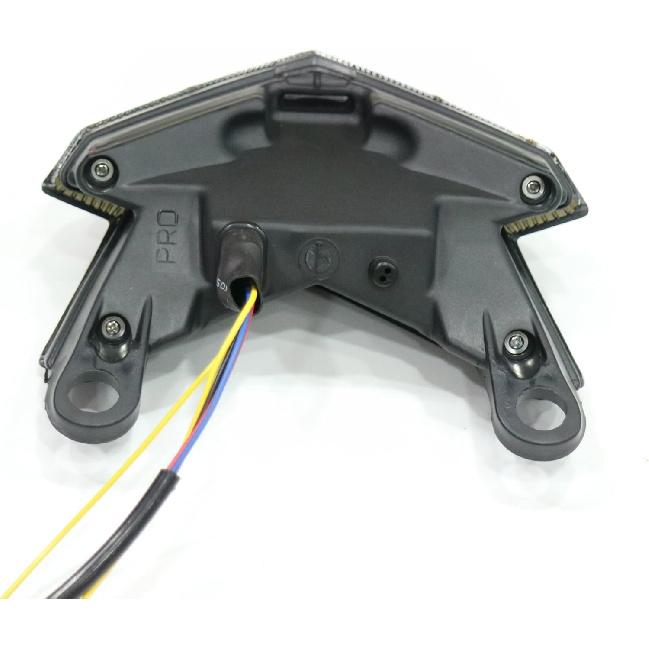 TAWSK Motorcycle LED Integrated Brake Tail Light Turn Signals Smoke Lens Stop Rear Lamp for Kawasaki Z125 Z800 ZX6R 636 13-14