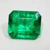 Natural Green Emerald Loose Gemstone Square 9 ct for Jewelry Making and Gem Collections