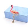 Spilla Brooch alla Moda Fenicottero Lega Unica Stile Esotico come Regalo di Natale