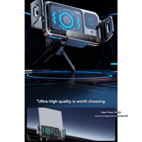 Wireless Car Phone Holder & Charger Compatible with Huawei, Rotatable for Foldable Screens