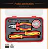 AIWEIBO 1000V Insulated Electrician Tool Set: Needle Nose Pliers, Diagonal Cutting Pliers, Screwdriver.
