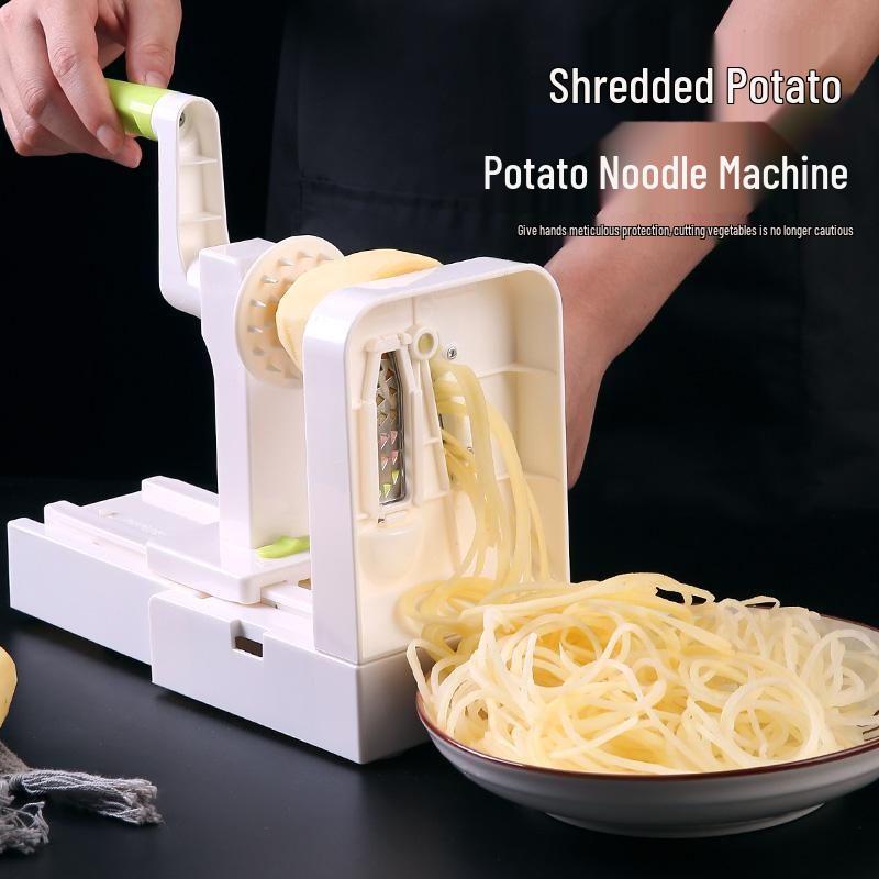 Multifunctional Hand-Crank Vegetable Slicer & Grater for Potatoes