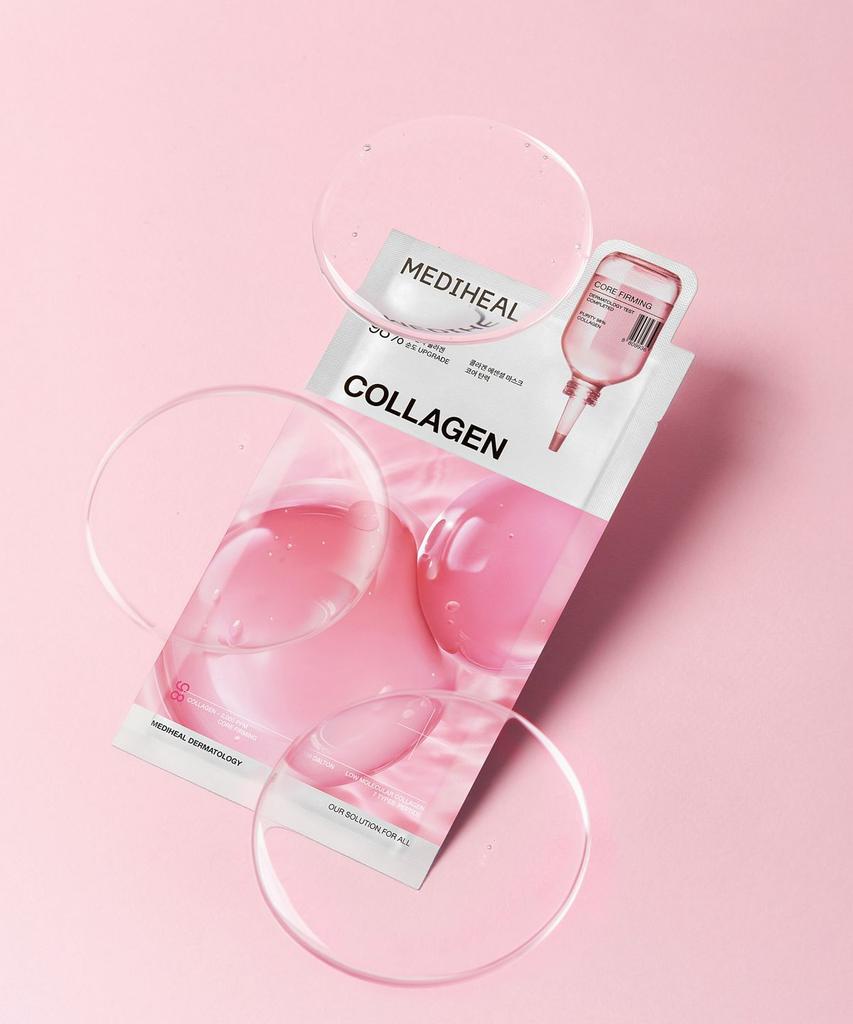 [3-Pack] Essential Mask Pack Best 3 Types 30 Sheets (Tea Tree/Hyaluronic Acid/Collagen)