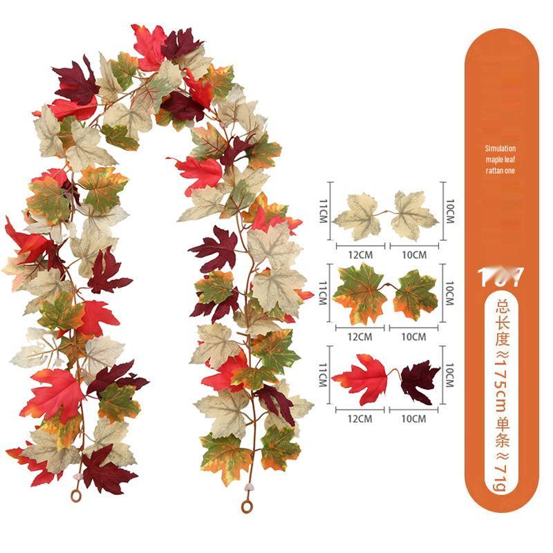 Skladem Podzimní a Halloweenská dekorace z javorových listů pro Vánoce a Den díkůvzdání