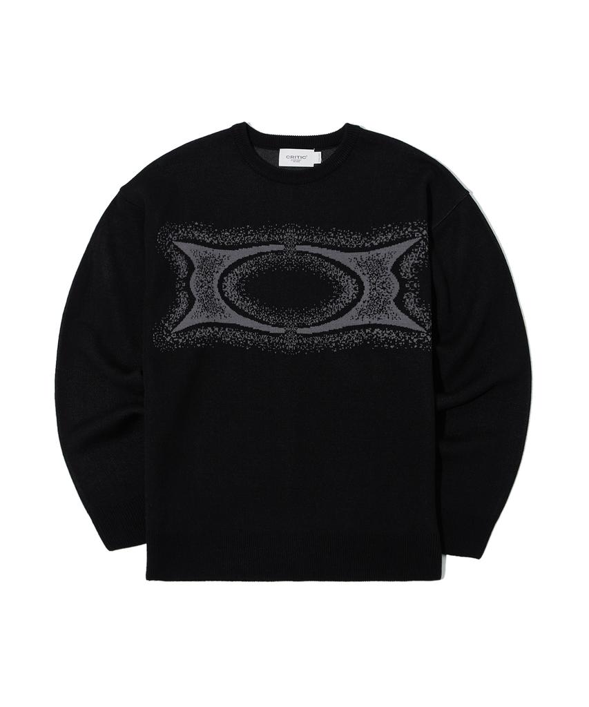CRITIC Wormhole Noise Knit Black