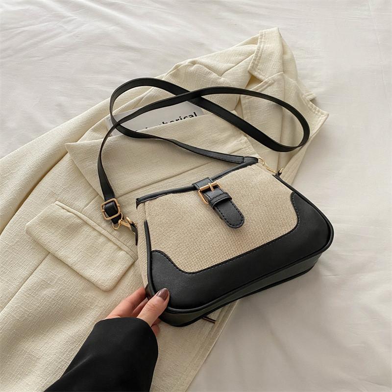 Retro Chic Small Square Shoulder Bag For Women Casual Stylish Pu Leather Handbag