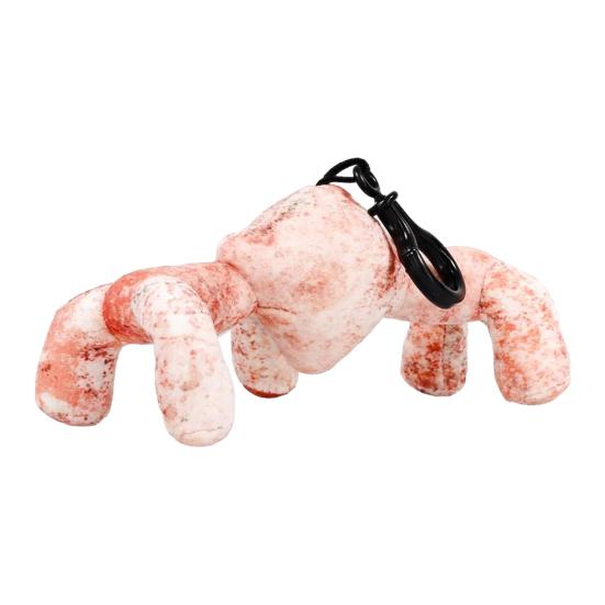 Cute Figurine Plush Keychain with Clip Soft Stuffed Animal Pendant for Bags Backpacks Wallets Keys Car Decor Adorable Gift for Kids Teens