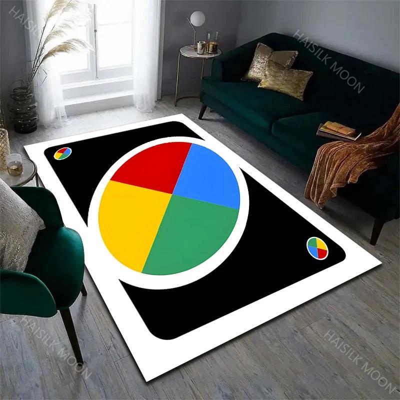 1PC Wild Draw Four Pattern Carpets for Living Room Bedroom Bedside Floor Mat Cloakroom Gamer Room Area Rug Luxury Gifts