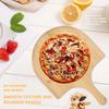 Pizza Peel with Long Handle Bamboo Pizza Spatula Bevelled Pizza Peel Paddle Multifunctional Pizza Turning Peel Hanging Pizza