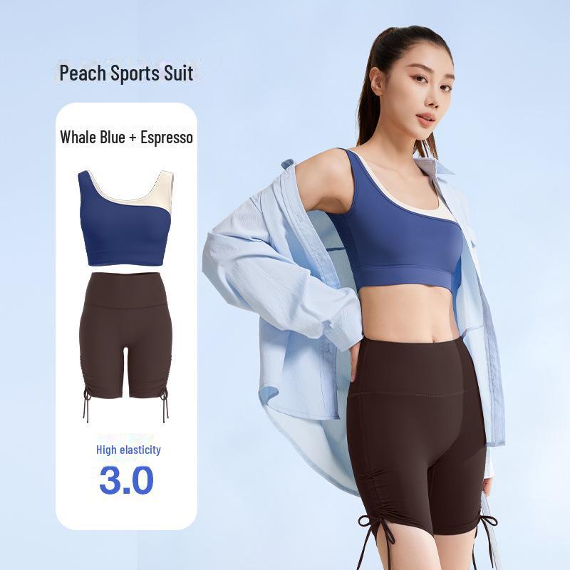 Juyitang Seamless Summer Yoga Suit: High-Elastic, Slim-Fit, One-Piece with Beautiful Back Design