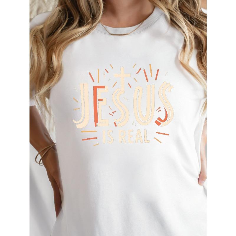 

Women s Pure T-Shirt - Comfort Fit Round Neck Casual Top with Subtle Jesus Fish/ Ichthys Symbol,asual Attire for Church & Ministry Apparel S белый