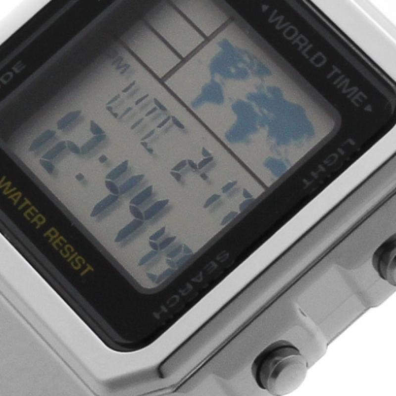 Casio A500wa 1df  A500wa 1  Digital Square Vintage Retro World Time Universal Metal Watch