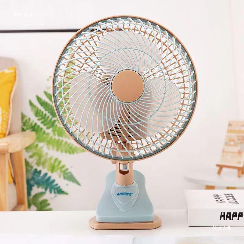 Compact Silent Clip-on Desktop Fan for Home, Office, Dorm, or Bedside