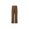 Uniqlo Solid Color Straight Leg Casual Work Pants Unisex Pants Brown 459707-36