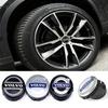 4 szt. ABS 64mm Środkowa Nakładka Piasty Koła Samochodowego Osłona Przeciwpyłowa Felgi z Emblematem Dla Volvo S60 S60L S80 S80L S90 V40 V60 V90 XC60