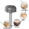 1pc 6mm Schaft Vorlage Schüssel & Tablett Holz Router Bit Wolfram Hartmetall Holz Fräser Holzbearbeitung Werkzeuge