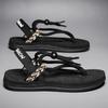 Fashion Outdoor Shoes for Men Non-slip Luxury 2025 New Fashion Big Size on Offer Open Toe Summer Sale Clearance Breathable H Man Sandals