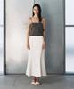 Aesmoeo Vera Mermaid Banding Skirt (Cream)
