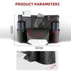 Car Seat Middle Hanger Storage Bag Large Capacity Auto Handbag Holder PU Leather Between Seats Tissue Water Cup Pockets