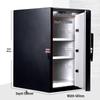 TIGER UL Fireproof Waterproof Home Safe with Touch Password & Fingerprint Lock