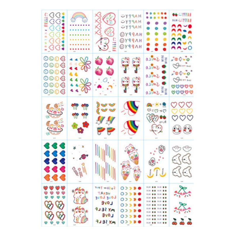 

Colorful Korean-style Small Tattoo Stickers for Men and Women 5.7*9.7 cm