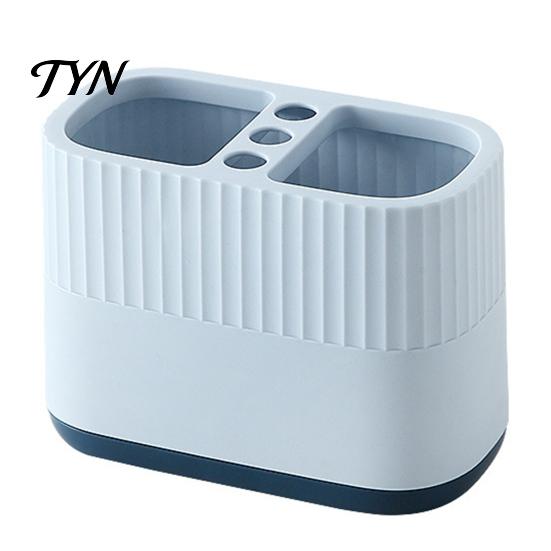 Office Supplies Storage Organizer Desktop Pen Holder, Compartments Thickened Plastic Organizer, Macaron Modern Desk Decor for Color Vertical