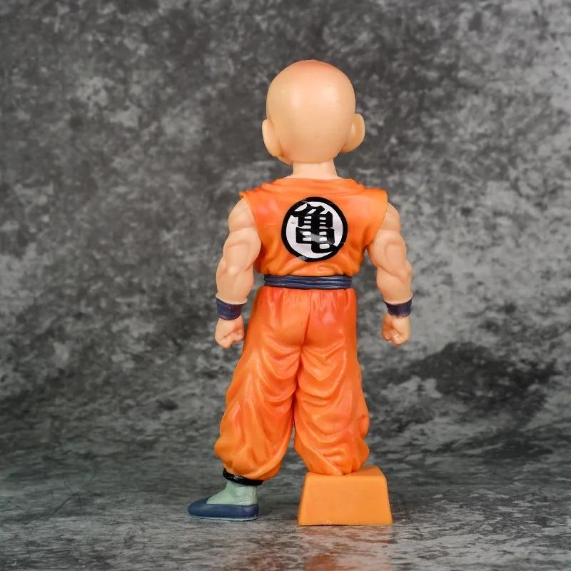 17cm Anime Figure Krillin Dragon Ball Tenka Budokai Angry Krillin Warrior's Consciousness Action Figure PVC Model Toys Doll