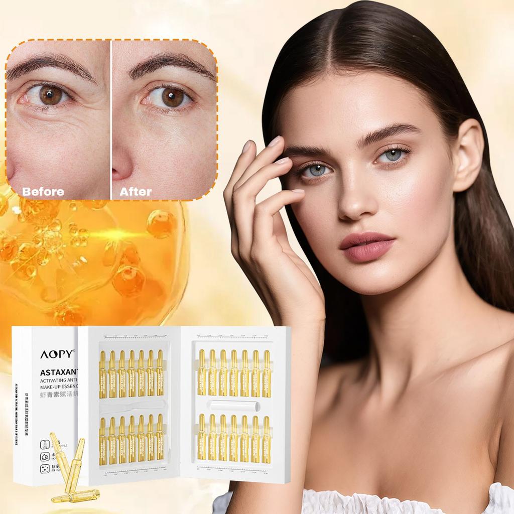 Astaxanthin Peptide Firming Ampoules Regain The Firmness, Elasticity And Your Skin Deserves.(56ml)