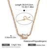 Yori Stainless Steel Golden PVD Zirconia Pendant Necklace Delicate Stainless Steel Daily Wear Arrivals Fashion Jewelry Gift