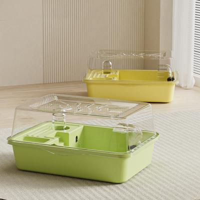 Yousheng Large Hamster Cage Top Openable Guinea Pig Cages with Water Bottle Exercise Wheel Double Layer Small Animals Playing House for Bunny Hedgehog