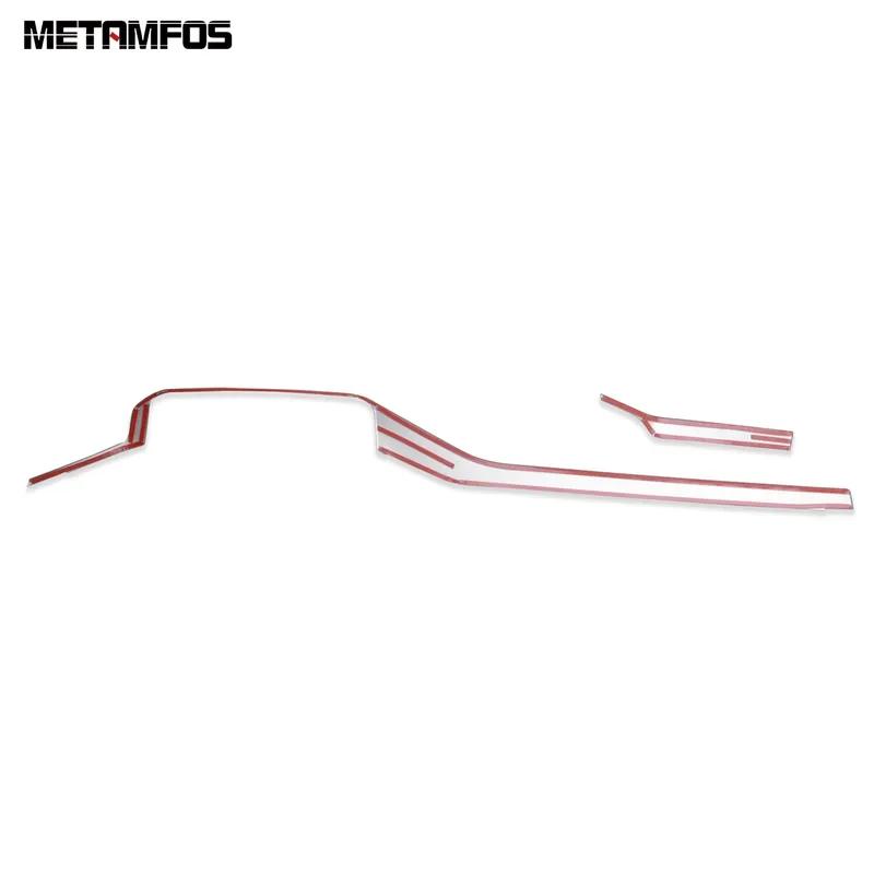 Interior Accessories For Volkswagen VW T-cross Tcross      Steel Center Console Dashboard Panel Molding Trim