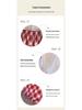 Plus Size Retro Red Plaid Woolen High Waist Slimming Mid-Length Skirt for Autumn/Winter.
