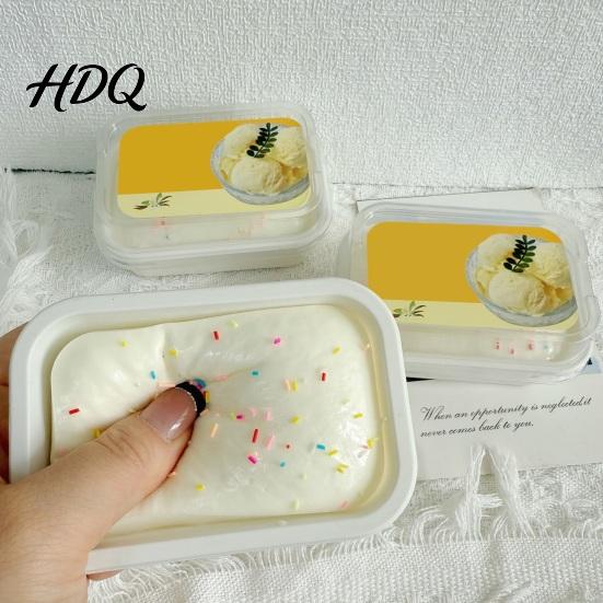 Simulation Food Pinch Toy Ice Cream Cake Squeeze Toy, Slow Rising Stress Office Anxiety Reducer Relief Dessert for Relieving Anti-stress Hand