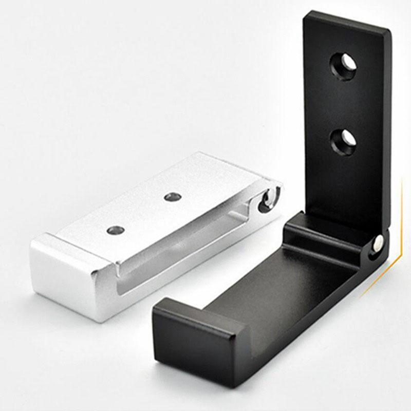 Folding Hooks Wall Door Clothes Coat Hat Bags Hangers Aluminum Alloy Kitchen Bathroom Rustproof Towel Hooks Foldable Single Hook