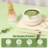 7pcs Pink Heart Decal Ceramic Matcha Set, Cute Matcha Set Includes Matcha Bowl, Matcha Whisk and Holder, Bamboo Scoop, Sifter